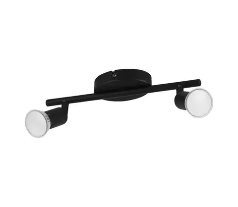 Svietidlá Eglo 32429 - LED Bodové svietidlo BUZZ-LED 2xGU10/2,8W/230V 3000K čierna 32429