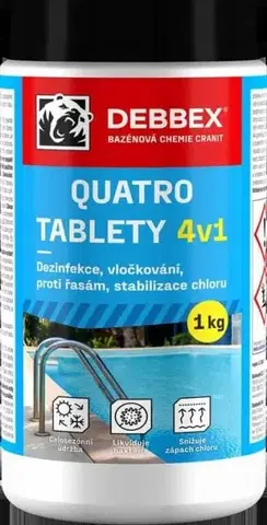 Bazénová chémia Kinekus Chémia bazénová Cranit Quatro tablety 1kg