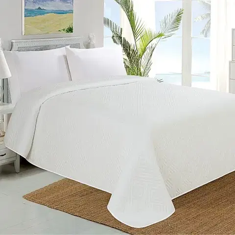 Prehozy Prehoz na posteľ Dolce biele TiaHome - 220 x 240cm