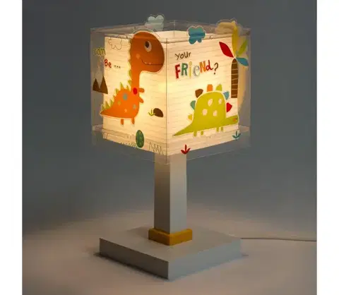 Lampy Dalber 73451N - LED detská lampička DINOS 1xG4/4W/230V pestrofarebná 73451N