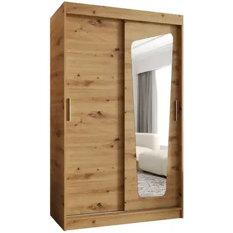 Šatníkové skrine Skriňa Moka 120 artisan