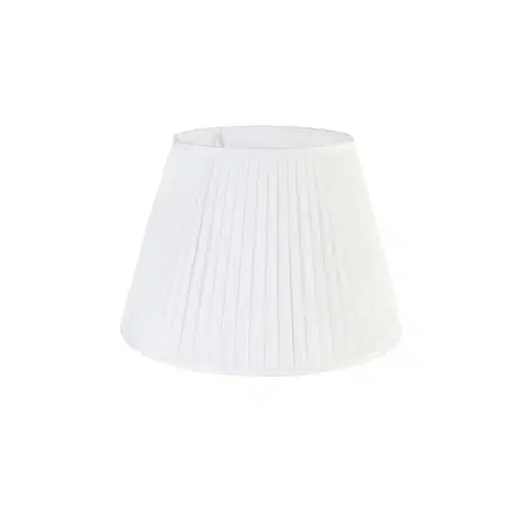 Tienidlo na lampu Plisovaný tienidlo biele 45/30 cm