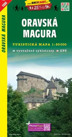 Voda, lyže, cyklo Oravská Magura 1:50 000 TM - Kolektív autorov