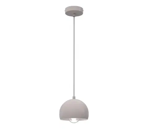 Svietidlá  Závesné svietidlo SOOL na lanku 1xE27/15W/230V, priemer 15 cm, krémové 1319