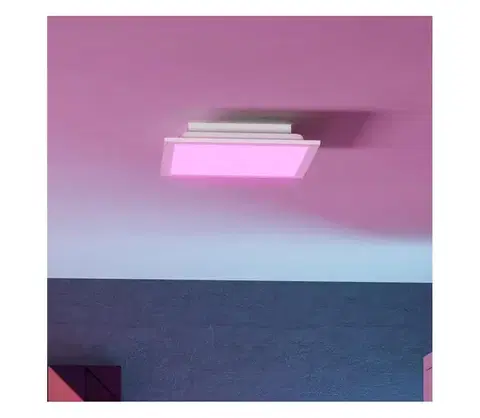 Svietidlá Eglo 901512 - LED RGBW stropné svietidlo MORADILLO-Z LED/14W/230V 30x30 cm biela 901512