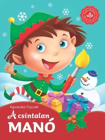 Leporelá, krabičky, puzzle knihy A csintalan manó - Agnieszka Fraczek