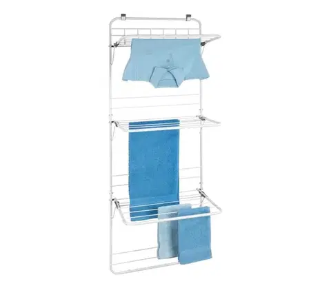 Svietidlá WENKO 63010800 - Sušiak na bielizeň 51x142 cm biela/šedá 63010800