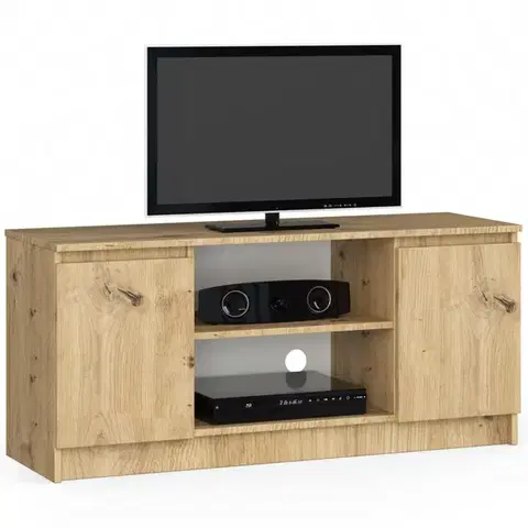 TV stolíky Moderný TV stolík ROMANA120, dub Artisan