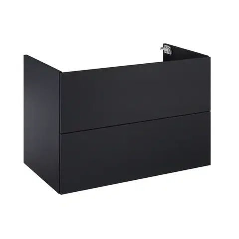 Skrinky pod umývadlo Skrinka Merkado 80 2S Black Matt