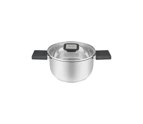 Panvice a hrnce Resto - Hrniec s pokrievkou ANSER 1,8 l 16 cm RES-92201