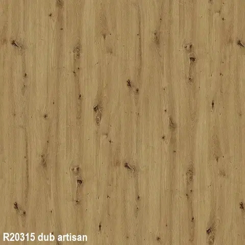 Príslušenstvo ku kuchynským linkám ArtExt Zástena za kuchynskú linku Zástena: Dub Artisan R20315 18 mm