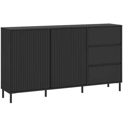 Komody do spálne Komoda Avenale AVEK01 U139 2D3S antracit