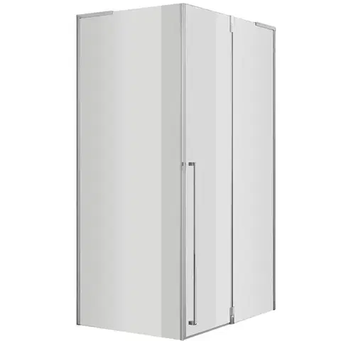 Sprchové kúty 80x100 Sprchový kút Bravo 100x80x195 chróm
