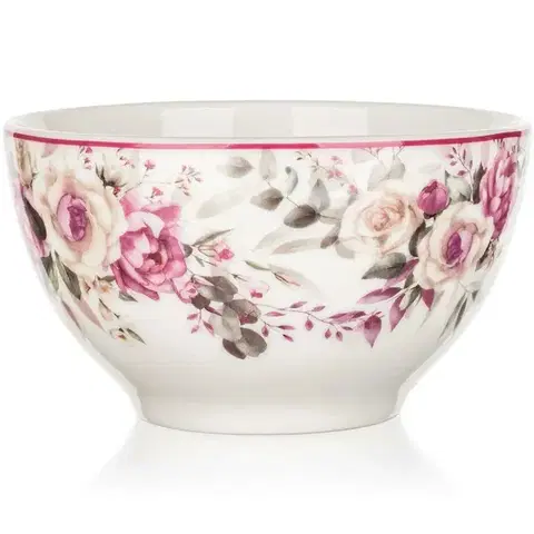 Misky a misy Banquet Keramická miska Rose 13,5 cm, 620 ml