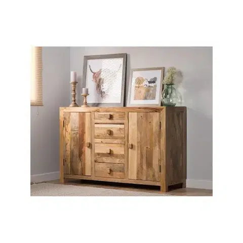 Komody Komoda Hina 140x90x45 z mangového dreva