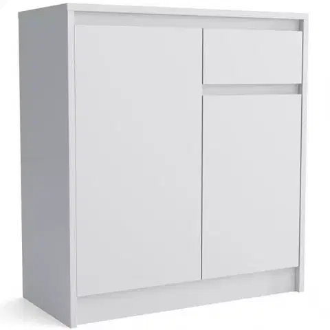 Komody do spálne Komoda Aston 2D1S Biely
