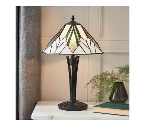 Lampy Endon 70365 - Stolná lampa Tiffany ASTORIA 1xE14/40W/230V priemer 30 cm 70365