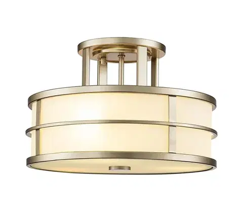 Svietidlá Elstead Feiss FE-FUSION-SF-PNBR - Prisadený luster FUSION 3xE27/40W/230V FE-FUSION-SF-PNBR