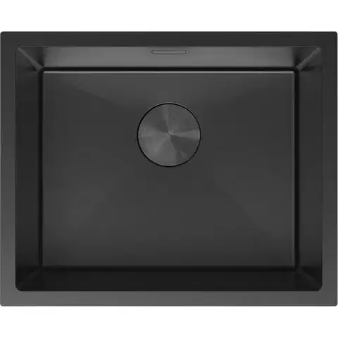 Kuchynské drezy MEXEN MEXEN - Trixo oceľový drez 1-bowl 540 x 440 mm, čierna 6414541000-70