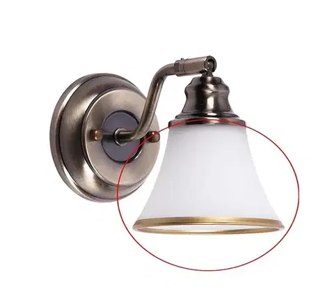 Lampy Rabalux - Náhradné sklo k bodovému svietidlu GRANDO E14 pr. 11 cm 19161