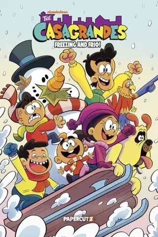 Leporelá, krabičky, puzzle knihy Casagrandes: Freezing and Frio! - The Loud House Creative Team