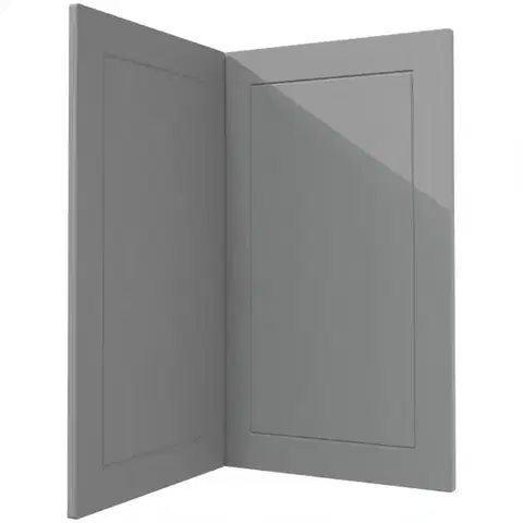 MDF fronty PVC Dvierka Quantum D12 90 dust grey