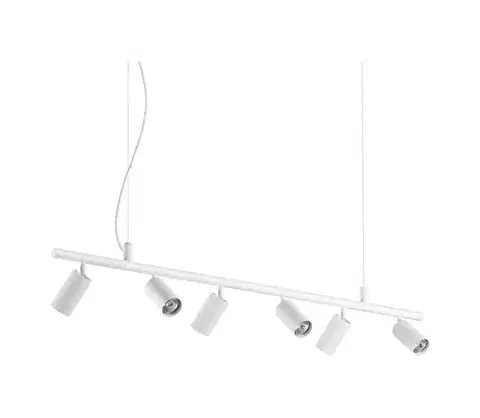 Svietidlá Ideal Lux - LED Luster na lanku DYNAMITE 6xGU10/7W/230V CRI 90 biela 231433