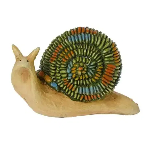 Záhradné lampy Kinekus Postavička slimák, 21x11x12cm, polyrezín