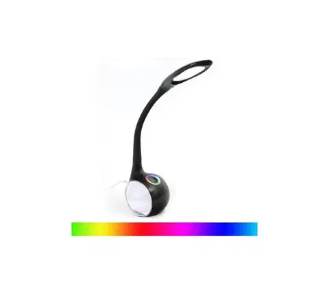 Lampy  LED RGB Stmievateľná stolná lampa LED/7W/230V čierna PDL20B