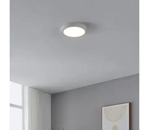Svietidlá Eglo 901011 - LED stropné svietidlo so snímačom FUEVA LED/17W/230V pr.21cm 901011