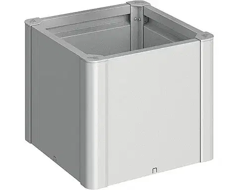Truhlíky Biohort Hrantík BIOHORT Belvedere 54,7 x 54,7 x 45 cm (strieborná metalíza)