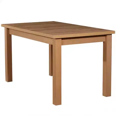Jedálenské stoly Rozkladací stôl ST28 160/200x80cm dub wotan