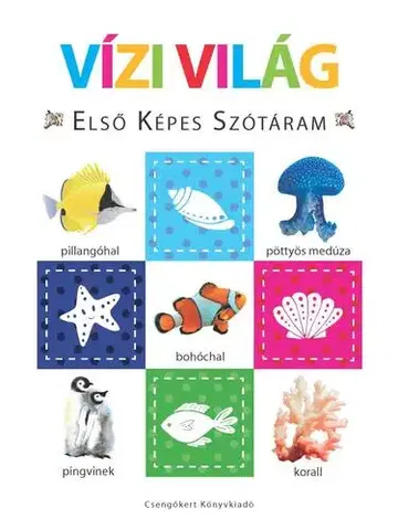 Leporelá, krabičky, puzzle knihy Vízi világ – Első képes szótáram