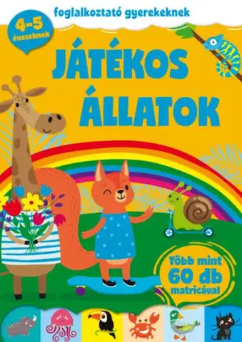Pre deti a mládež - ostatné Játékos állatok - foglalkoztató gyerekeknek