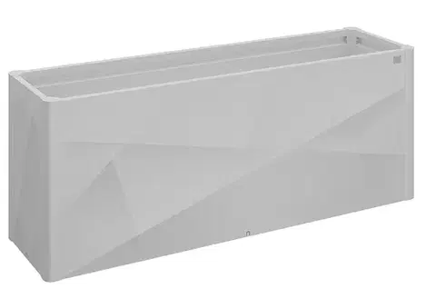 Truhlíky Biohort Zvýšený kvetináč na zeleninu BIOHORT Belvedere X-Design 201,6 x 54,7 x 77 cm (strieborná metalíza)