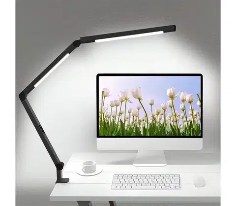 Lampy  LED Stmievateľná stolná lampa TENUIX FOLD LED/20W/230V 3000-6500K čierna 004032