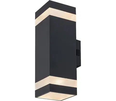Svietidlá Rabalux 77210 - LED vonkajšie nástenné svietidlo URFA LINE LED/16W/230V IP65 antracit 77210