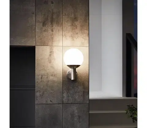 Záhradné lampy Eglo 97247 - LED vonkajšie nástenné svietidlo NISIA-C 1xE27/9W/230V IP44 97247
