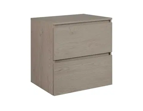 Skrinky do kúpeľne Elvisia Skrinka pod umývadlo s doskou SIMPLE Dark oak D60/1 | 60 cm