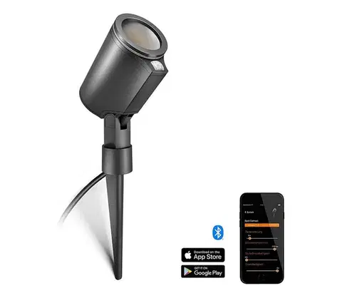 Záhradné lampy STEINEL 058685 - LED Vonkajšia lampa so senzorom SPOT GARDEN 1xGU10/7W/230V IP44 058685