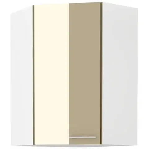Kuchynské skrinky visiace Skrinka do kuchyne LARA CAPPUCCINO 60X60 GN-90 1F (45°)