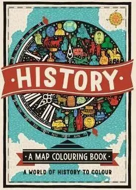 V cudzom jazyku History - A Map Colouring Book - Charlotte Farmer