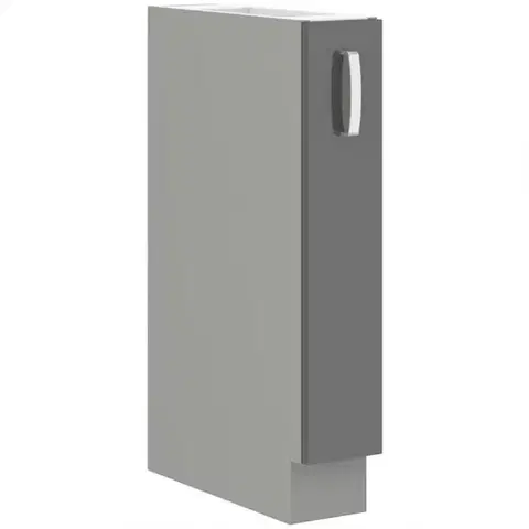 Kuchynské skrinky Kuchynská skrinka Grey 15d Cargo Bb