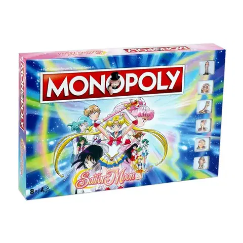 Rodinné hry Winning Moves Hra Monopoly Sailor Moon (hra v angličtine)