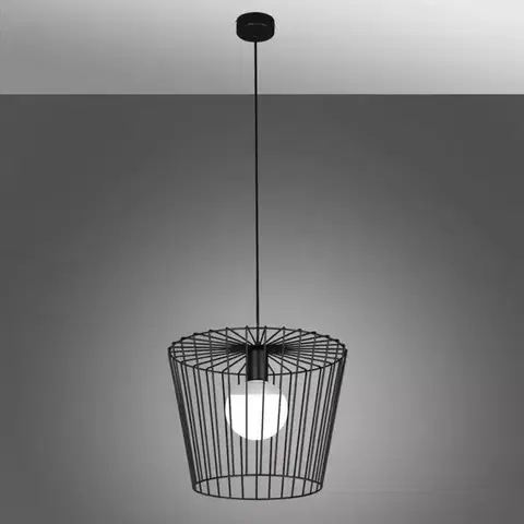 Moderné lampy do obývačky Luster Soul Black K-4641 LW1