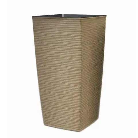 Záhrada Kvetináč Aurora Woody 25x25x46,5h Natural Wea-2525