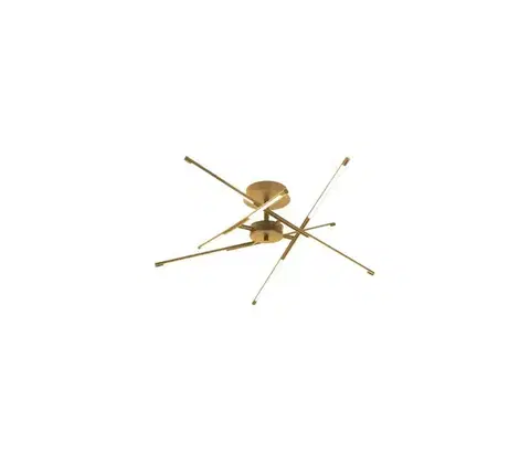 Svietidlá Rabalux 71339 - LED Prisadený luster HENLI2 LED/40W/230V 3000K zlatá 71339