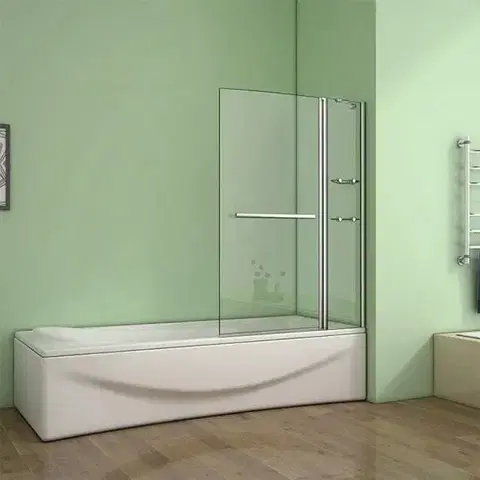 Sprchové dvere H K - Vaňová zástena s pevnou stenou V2 100 cm, číre sklo SE-V2 100