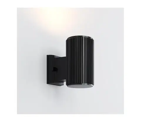 Svietidlá Maytoni O419WL-01B - Vonkajšie nástenné svietidlo RANDO 1xE27/60W/230V IP54 čierne O419WL-01B