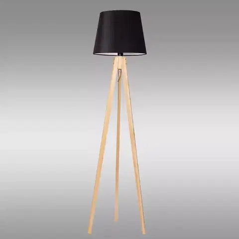 Moderné lampy do obývačky Stojacia lampa S-PINE/CONE BLACK LP1